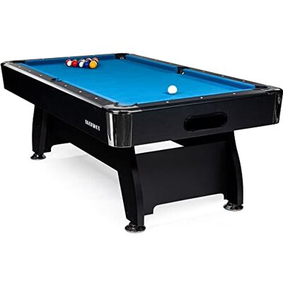 Buckshot Blackmagic Table de billard de 8 pieds 244 x 132 x 80 cm Buckshot Blackmagic Table de billard de 8 pieds 244 x 132 x 80 cm