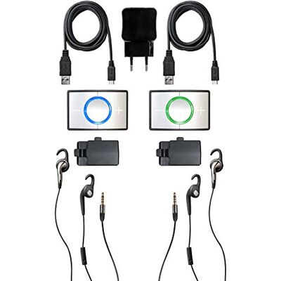 Ceecoach Duo Kit de Communication Bluetooth et interphone pour Sports d'équitation et Sports d'hiver, Industrie, Argent Ceecoach Duo Kit de Communication Bluetooth et interphone pour Sports d'équitation et Sports d'hiver, Industrie, Argent