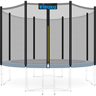KIDUKU Filet de remplacement pour trampolines Filet de sécurité pour trampolines Ø 244 305 366 427 cm (427 cm 8 barres) KIDUKU Filet de remplacement pour trampolines Filet de sécurité pour trampolines Ø 244 305 366 427 cm (427 cm 8 barres)