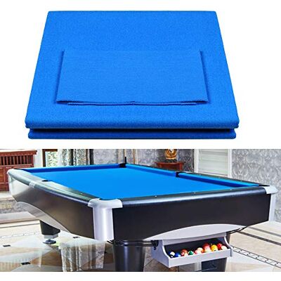 CHAOHAOKE Blend Nappe de billard en feutre, pour tables de 2,1 m, 2,7 m, 2,9 m, prédécoupée avec lit et rails CHAOHAOKE Blend Nappe de billard en feutre, pour tables de 2,1 m, 2,7 m, 2,9 m, prédécoupée avec lit et rails