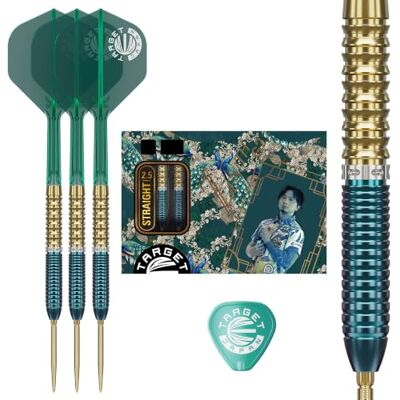 Target Darts Target Japan Prime Series Zenith G2.5 Steel Tip Dartpijlen met K-Flex 23g 90% Tungsten Set, K-Flex Flights en Shafts No.2, Swiss Nano Point Tips, Ching Ho Tung Gen 2.5 Target Darts Target Japan Prime Series Zenith G2.5 Steel Tip Dartpijlen met K-Flex 23g 90% Tungsten Set, K-Flex Flights en Shafts No.2, Swiss Nano Point Tips, Ching Ho Tung Gen 2.5