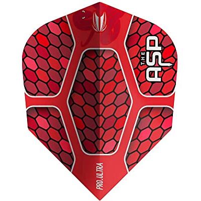 Target Darts Nathan Aspinall N°2 Flight – Lot de 3, 334450, rouge Target Darts Nathan Aspinall N°2 Flight – Lot de 3, 334450, rouge