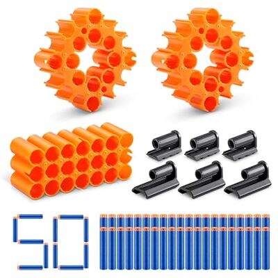 XSHOT Insanity Accessories, Connectors and 50 Darts XSHOT Insanity Accessories, Connectors and 50 Darts