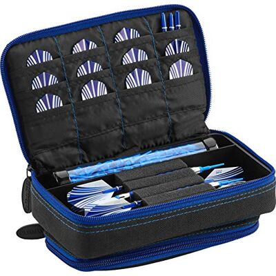 CASEMASTER Plazma Plus Étui pour fléchettes avec fermeture Éclair saphir et poche pour téléphone Noir CASEMASTER Plazma Plus Étui pour fléchettes avec fermeture Éclair saphir et poche pour téléphone Noir