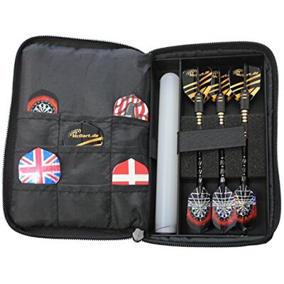 McDart Sac avec 6 fléchettes en acier et accessoires McDart Sac avec 6 fléchettes en acier et accessoires