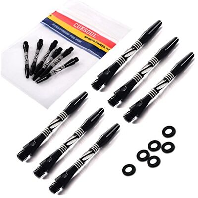 CUESOUL 2 Sets 2BA Medium Aluminum Dart Shafts Dart Stem with O'rings (DS-008 CUESOUL 2 Sets 2BA Medium Aluminum Dart Shafts Dart Stem with O'rings (DS-008