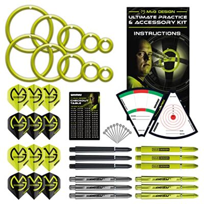 WINMAU Michael van Gerwen MvG Ultimate Kit d'entraînement et d'accessoires pour fléchettes WINMAU Michael van Gerwen MvG Ultimate Kit d'entraînement et d'accessoires pour fléchettes