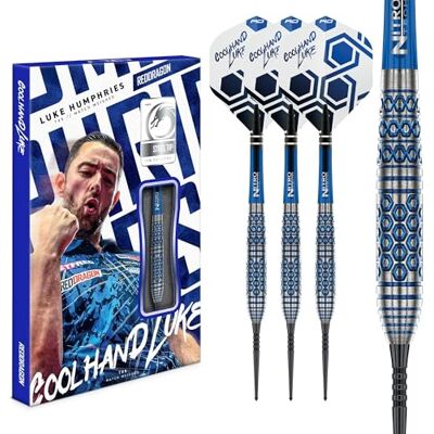 Dragon Luke Humphries « Coolhand » TX5 Fléchettes professionnelles 90 % tungstène – Comprend des vols de fléchettes et des tiges Pointe souple 18 g & 23 g & 25 g Dragon Luke Humphries « Coolhand » TX5 Fléchettes professionnelles 90 % tungstène – Comprend des vols de fléchettes et des tiges Pointe souple 18 g & 23 g & 25 g
