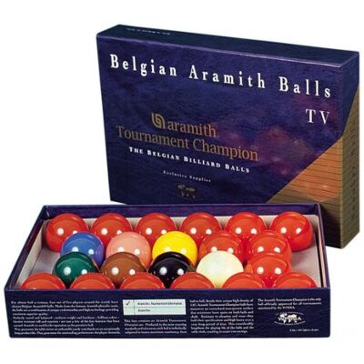 Winsport Jeu de boules Aramith Snooker Tournament TV 52,4 mm Winsport Jeu de boules Aramith Snooker Tournament TV 52,4 mm