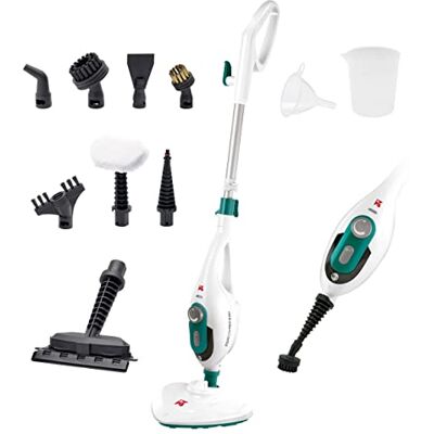 Di4 Steamclean Multi10 Max 10 en 1 Balai Vapeur Nettoyeur Multifonctions, Aspirateur Vapeur 1500W, Élimine 99.9% des Virus et des Bactéries, Manche télescopique extensible, Émission maximale de vapeur Di4 Steamclean Multi10 Max 10 en 1 Balai Vapeur Nettoyeur Multifonctions, Aspirateur Vapeur 1500W, Élimine 99.9% des Virus et des Bactéries, Manche télescopique extensible, Émission maximale de vapeur