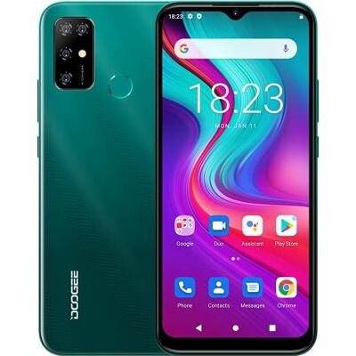 DOOGEE X96 Pro, 4G, 4/64GB, 5400 mAh, Caméra Quad 13 MP, 6,52", Android 11 Double Nano SIM + TF, Face ID, Fingerprint Vert DOOGEE X96 Pro, 4G, 4/64GB, 5400 mAh, Caméra Quad 13 MP, 6,52", Android 11 Double Nano SIM + TF, Face ID, Fingerprint Vert
