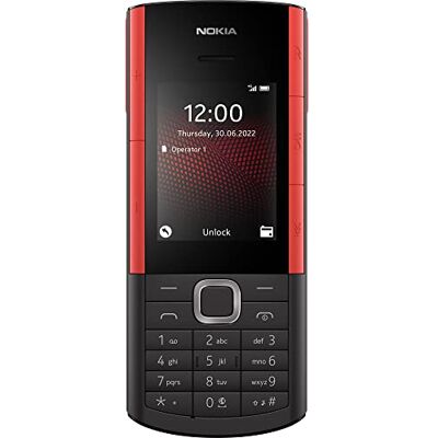 Nokia Xpress 5710 Téléphone avec écouteurs sans fil intégrés, connectivité 4G, lecteur MP3, radio FM sans fil, touches musicales dédiées et batterie longue durée (double SIM) – Noir Nokia Xpress 5710 Téléphone avec écouteurs sans fil intégrés, connectivité 4G, lecteur MP3, radio FM sans fil, touches musicales dédiées et batterie longue durée (double SIM) – Noir