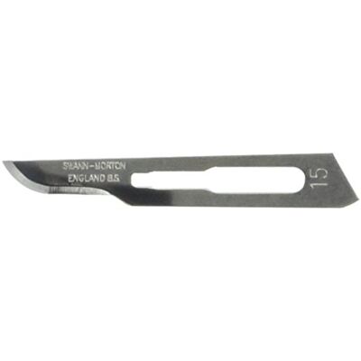 SWANN-MORTON NS15 Boîte de 100 Lames Non Stériles n°15 SWANN-MORTON NS15 Boîte de 100 Lames Non Stériles n°15
