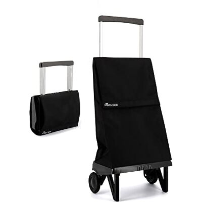 Rolser Chariot de Course Plegamatic MF 2 Roues Pliante Noir Rolser Chariot de Course Plegamatic MF 2 Roues Pliante Noir