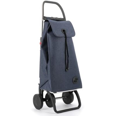 Rolser Chariot de Course I-Max Tweed 4 Roues Pliante Marino Rolser Chariot de Course I-Max Tweed 4 Roues Pliante Marino