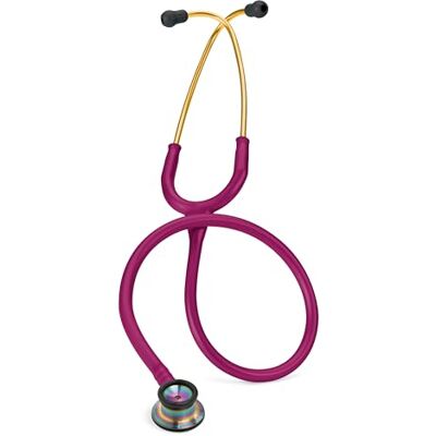 Littmann 3M Stéthoscope Classic Ii Nouveau-Né 2157 Rainbow Edition, Tubulure Framboise Pavillon arc-en-ciel en acier inoxydable, tige et lyre en laiton. Notre plus petite membrane pour les plus petits patients Littmann 3M Stéthoscope Classic Ii Nouveau-Né 2157 Rainbow Edition, Tubulure Framboise Pavillon arc-en-ciel en acier inoxydable, tige et lyre en laiton. Notre plus petite membrane pour les plus petits patients