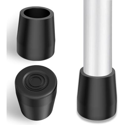 supregear Embouts En Caoutchouc pour Déambulateur 25 mm (lot de 2), avec Insert Métallique pour Une Stabilité Convient Aux Tubes de 25 mm, Embouts Antidérapants pour Sécurité Et Confort, Noir supregear Embouts En Caoutchouc pour Déambulateur 25 mm (lot de 2), avec Insert Métallique pour Une Stabilité Convient Aux Tubes de 25 mm, Embouts Antidérapants pour Sécurité Et Confort, Noir