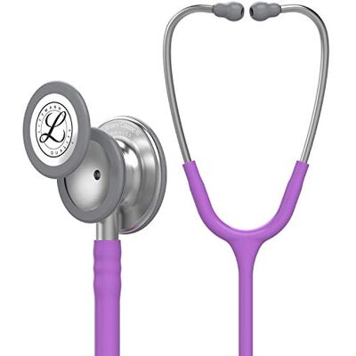 Littmann 3M Stéthoscope de Surveillance Classic III, Tubulure Lavande, 69 cm, 5832 Pièce de poitrine en acier inoxydable. Pour les médecins, les infirmières et les étudiants en médecine Littmann 3M Stéthoscope de Surveillance Classic III, Tubulure Lavande, 69 cm, 5832 Pièce de poitrine en acier inoxydable. Pour les médecins, les infirmières et les étudiants en médecine