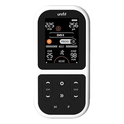 TensCare Unifit : Appareil polyvalent TENS, EMS et massage pour soulager la douleur, rééducation et renforcement musculaire. Programmes spécifiques pour différents groupes musculaires. TensCare Unifit : Appareil polyvalent TENS, EMS et massage pour soulager la douleur, rééducation et renforcement musculaire. Programmes spécifiques pour différents groupes musculaires.