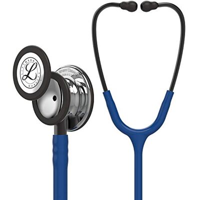 Littmann 3M Stéthoscope de Surveillance Classic III, Tubulure Bleu Marine, Édition Miroir, 69 cm, 5863 Littmann 3M Stéthoscope de Surveillance Classic III, Tubulure Bleu Marine, Édition Miroir, 69 cm, 5863