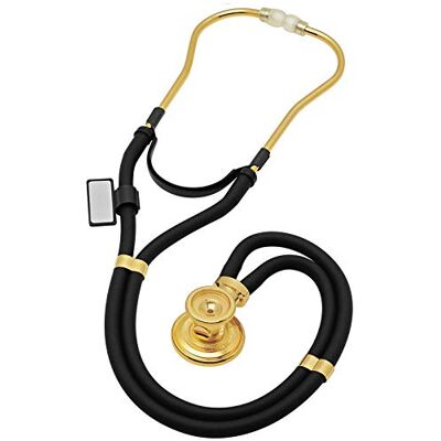 MDF Instruments MDF Sprague Rappaport Stéthoscope Pavillon Double Et Interchangeable (Pour Adulte, Enfant, Nourrisson) Noir/Or (MDF767-K11) MDF Instruments MDF Sprague Rappaport Stéthoscope Pavillon Double Et Interchangeable (Pour Adulte, Enfant, Nourrisson) Noir/Or (MDF767-K11)