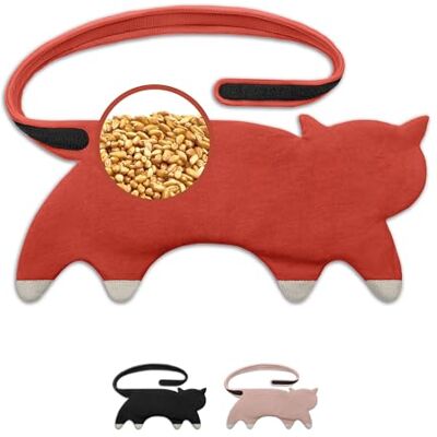 Leschi Lot de 10 coussins chauffants pour micro-ondes 100 % coton bio et blé bio Idéal comme aide naturelle pour les douleurs abdominales et menstruelles Chat rouge Leschi Lot de 10 coussins chauffants pour micro-ondes 100 % coton bio et blé bio Idéal comme aide naturelle pour les douleurs abdominales et menstruelles Chat rouge