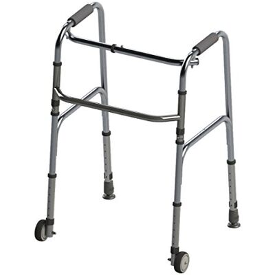 Antar Chariot de Marche Réglable en Hauteur avec 2 Roues - Support Mobilité Antar Chariot de Marche Réglable en Hauteur avec 2 Roues - Support Mobilité