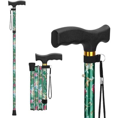 supregear Canne de Marche Pliable Bâton de Marche Réglable en Hauteur, Canne de Voyage Légère et Flexible, Aide à la Mobilité Pliable pour Équilibre, pour Hommes et Femmes supregear Canne de Marche Pliable Bâton de Marche Réglable en Hauteur, Canne de Voyage Légère et Flexible, Aide à la Mobilité Pliable pour Équilibre, pour Hommes et Femmes