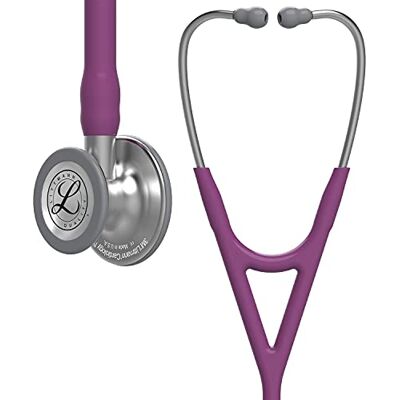 Littmann 3M Stéthoscope de Diagnostic Cardiology Iv, Pavillon Standard, Tubulure Prune, 69 cm, 6156 Pavillon en acier inoxydable. Pour médecins et étudiants en médecine Littmann 3M Stéthoscope de Diagnostic Cardiology Iv, Pavillon Standard, Tubulure Prune, 69 cm, 6156 Pavillon en acier inoxydable. Pour médecins et étudiants en médecine