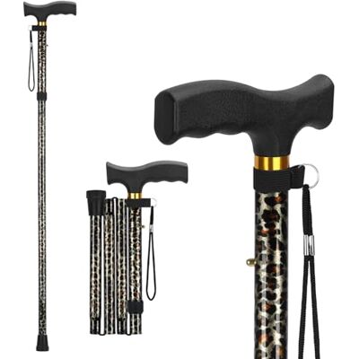 supregear Canne de Marche Pliable Bâton de Marche Réglable en Hauteur, Canne de Voyage Légère et Flexible, Aide à la Mobilité Pliable pour Équilibre, pour Hommes et Femmes supregear Canne de Marche Pliable Bâton de Marche Réglable en Hauteur, Canne de Voyage Légère et Flexible, Aide à la Mobilité Pliable pour Équilibre, pour Hommes et Femmes