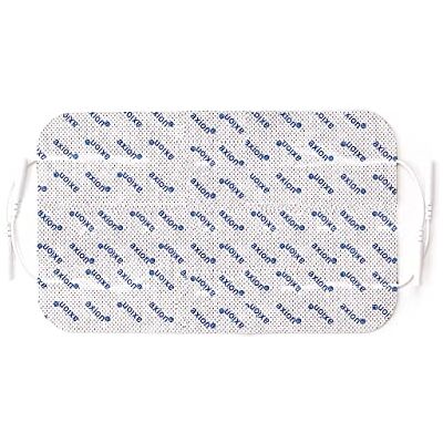 Axion Electrode large 20x12 cm Patch de rechange grande surface pour dos, mal de dos pour électrostimulateur TENS réutilisables avec connexion filaire de 2 mm Axion Electrode large 20x12 cm Patch de rechange grande surface pour dos, mal de dos pour électrostimulateur TENS réutilisables avec connexion filaire de 2 mm