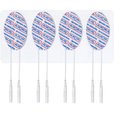 TensCare E-CM3050 Lot de 4 électrodes faciales réutilisables Électrodes auto-adhésives pré-gélifiées pour tonifier le visage et réduire les rides. TensCare E-CM3050 Lot de 4 électrodes faciales réutilisables Électrodes auto-adhésives pré-gélifiées pour tonifier le visage et réduire les rides.