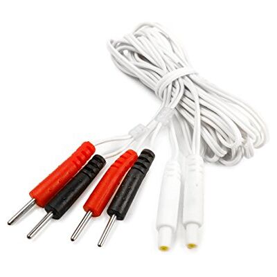 TensCare L CPT Lot de 2 câbles pour Perfect Tens, Perfect EMS et Perfect PFE Blanc/rose TensCare L CPT Lot de 2 câbles pour Perfect Tens, Perfect EMS et Perfect PFE Blanc/rose