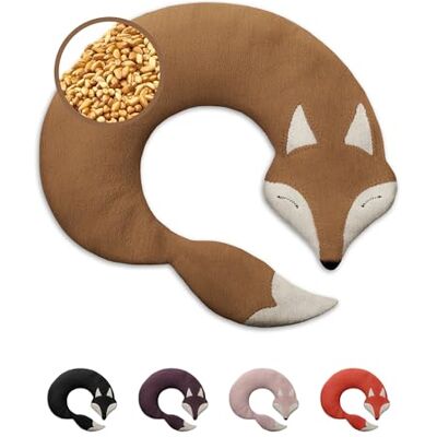 Leschi Sac de blé au micro-ondes – 100 % coton bio et blé bio – Marron renard – Oreiller micro-ondes, non parfumé, idéal pour les tensions dans le dos, le cou et les épaules Leschi Sac de blé au micro-ondes – 100 % coton bio et blé bio – Marron renard – Oreiller micro-ondes, non parfumé, idéal pour les tensions dans le dos, le cou et les épaules