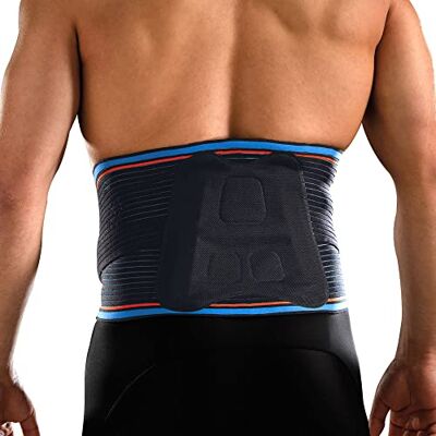 Thuasne Sport Ceinture de Soutien Lombaire Lombalgie, Entorse Discale/Lombaire, Mal de Dos Baleines Dorsales et Abdominales Indice de Maintien 4/5 Dispositif Médical CE L Thuasne Sport Ceinture de Soutien Lombaire Lombalgie, Entorse Discale/Lombaire, Mal de Dos Baleines Dorsales et Abdominales Indice de Maintien 4/5 Dispositif Médical CE L