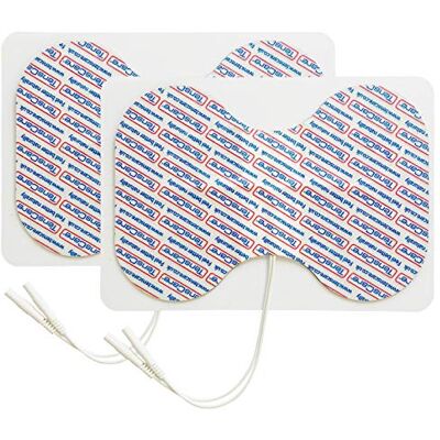 TensCare Lot de 2 électrodes papillon réutilisables pour appareil électrothérapie, connecteurs universels compatibles avec la plupart des appareils TENS, EMS et IFT TensCare Lot de 2 électrodes papillon réutilisables pour appareil électrothérapie, connecteurs universels compatibles avec la plupart des appareils TENS, EMS et IFT