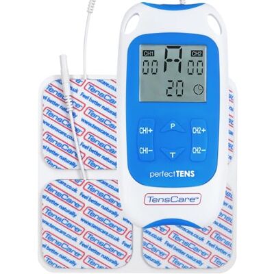 TensCare Perfect Tens Soulagement de la douleur testé cliniquement Soulagement des douleurs articulaires, cervicales et musculaires Facile à utiliser, à la maison et en déplacement TensCare Perfect Tens Soulagement de la douleur testé cliniquement Soulagement des douleurs articulaires, cervicales et musculaires Facile à utiliser, à la maison et en déplacement