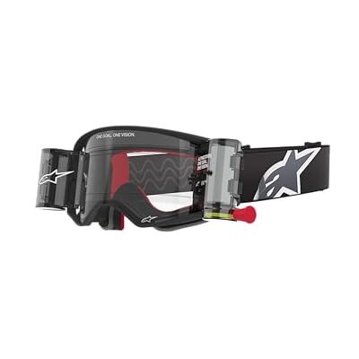 Alpinestars Supertech Corp Stripe Roll-Off Lunettes de motocross Alpinestars Supertech Corp Stripe Roll-Off Lunettes de motocross