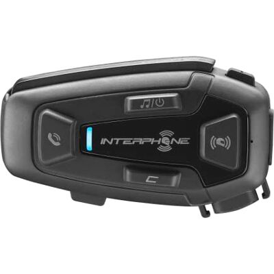Interphone UCOM8R Single Intercom de Moto avec Communication MESH 2.0, Jusqu'à 24 Pilotes, 1,6 km de Distance, Autonomie 18 h, TFT et GPS Compatibles, étanche, Haut-Parleur HD de 40 mm Interphone UCOM8R Single Intercom de Moto avec Communication MESH 2.0, Jusqu'à 24 Pilotes, 1,6 km de Distance, Autonomie 18 h, TFT et GPS Compatibles, étanche, Haut-Parleur HD de 40 mm