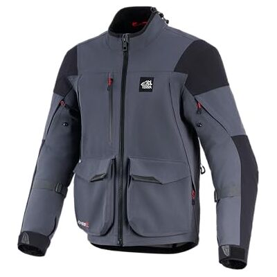 Alpinestars Maxdura Drystar XF Veste textile moto imperméable, gris foncé/noir, S Alpinestars Maxdura Drystar XF Veste textile moto imperméable, gris foncé/noir, S