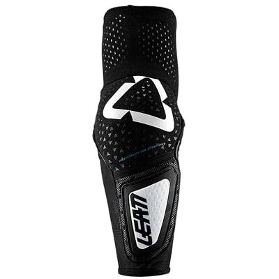 Leatt La coudière 3DF 5.0 est Un protège-Coudes Souples renforcés avec Coquille Dure Protection est entièrement dédiée à la Pratique du VTT Mixte Enfant, Blanc/Noir Leatt La coudière 3DF 5.0 est Un protège-Coudes Souples renforcés avec Coquille Dure Protection est entièrement dédiée à la Pratique du VTT Mixte Enfant, Blanc/Noir
