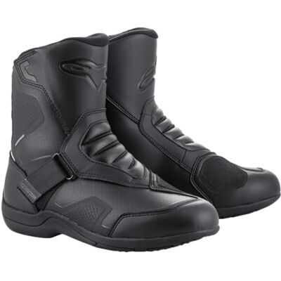 Alpinestars Ridge V2 Bottes de moto imperméables (Black,45) Alpinestars Ridge V2 Bottes de moto imperméables (Black,45)