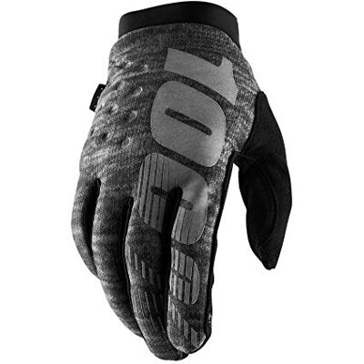100% Gants Brisker Adulte, Gris, L 100% Gants Brisker Adulte, Gris, L