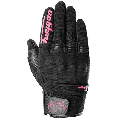 Furygan Jet Lady D3O Evo Gants de moto pour femme 100% paume en cuir Compatibilité écran tactile Confort Gants d'été Respirants et légers Furygan Jet Lady D3O Evo Gants de moto pour femme 100% paume en cuir Compatibilité écran tactile Confort Gants d'été Respirants et légers