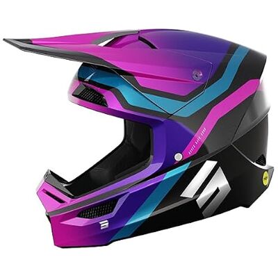 Shot Race Gear Casque Motocross Race Draw Sky Purple Chrome – Casque Cross Ultra Léger 1300 g – Ventilation 17 Flux d’Air – Intérieur Démontable Lavable – Fermeture Double D – Compatible Lunettes Shot Race Gear Casque Motocross Race Draw Sky Purple Chrome – Casque Cross Ultra Léger 1300 g – Ventilation 17 Flux d’Air – Intérieur Démontable Lavable – Fermeture Double D – Compatible Lunettes