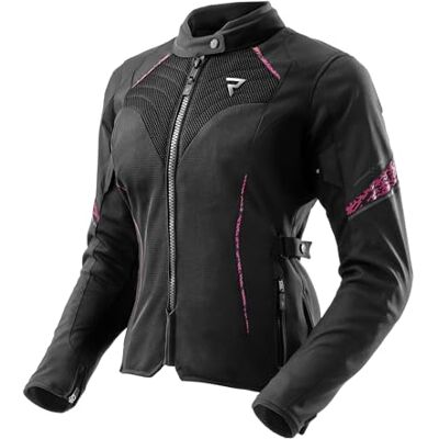 Rebelhorn - Jax - Noir-Rose - 4XL - veste moto Rebelhorn - Jax - Noir-Rose - 4XL - veste moto
