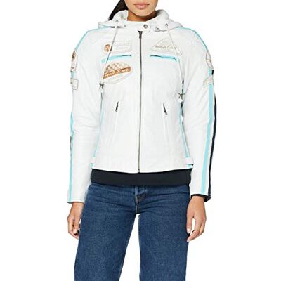 Blouson de moto en mouton blanc URBAN 5884 - Blouson de moto Blouson de moto en mouton blanc URBAN 5884 - Blouson de moto