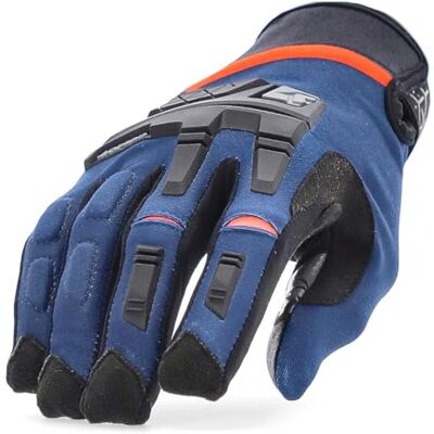Acerbis X-Enduro Gants de moto, blau/orange, L Acerbis X-Enduro Gants de moto, blau/orange, L