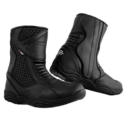 A-pro Bottes Touring demi Botte moto neuve étanche waterproof Chaussures Biker noir 45 A-pro Bottes Touring demi Botte moto neuve étanche waterproof Chaussures Biker noir 45