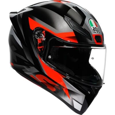 AGV K1 S Fastlap Casque, noir/gris/rouge, L (59/60) AGV K1 S Fastlap Casque, noir/gris/rouge, L (59/60)
